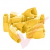 RJ45 Snagless Bubble Boot 10 Pack Yellow