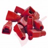 RJ45 Snagless Bubble Boot 10 Pack Red