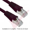 Cat5e Patch Cables Enhanced RJ45 F/UTP PVC Bubble Booted Black