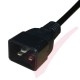 Horizontal UK Socket to C20 Plug with 3 Metre Trailing Cable 1.5U Rack PDU