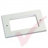 Excel Double Gang Flat Faceplate 100-718