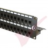 48 Port Cat6 Patch Panel 2U UTP Coupler