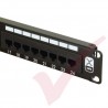 Excel 24 Port Cat6 Patch Panel 1U UTP Punch Down 
