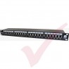 Excel Cat6A Screened 24 Port 1U Patch Panel Black 100-032