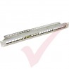 Excel Unloaded Keystone 24 Port 1U Patch Panel Frame Chrome 100-028