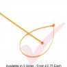 Orange Nylon Cable Ties (100 Pack)