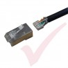 Cat6 RJ45 FTP 50u Crimp Plug Stranded (2 Part) 10Pk