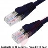 Cat6 Patch Cables RJ45 UTP Premium LSZH Snagless Booted Black