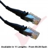 Patchsee ThinPatch Cat6a UTP (10G) Patch Cable PVC Flush Booted