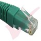 24 Pack of 20cm (8-inch) in Green - Cat6 High Grade 250MHz 24AWG LSZH Patch Lead for 2U Patching