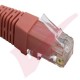 24 Pack of 20cm (8-inch) in Pink - Cat5e High Grade 125MHz 24AWG LSZH Patch Lead for 2U Patching